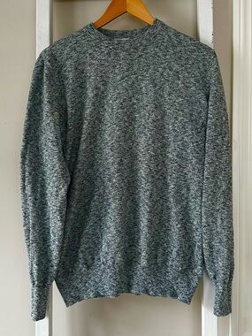 Elk Head Cotton Cashmere Blend Sweater
